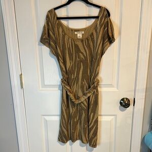 Arden b animal print dress size s